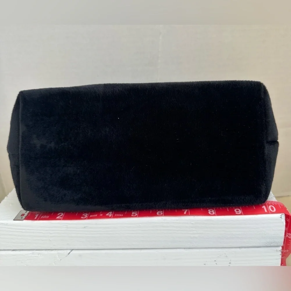 Juicy Couture Black and Pink Cosmetic Bags with Rhinestone Embellishments